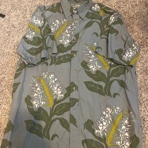 Floral Patterned Casual Button Down Shirt